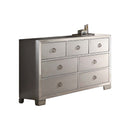 Voeville II 7 Drawers  Dresser, Platinum Finish Acme