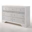 Naima 7 Drawers Dresser, White Finish Acme