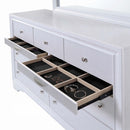 Naima 7 Drawers Dresser, White Finish Acme