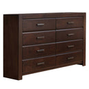 Oberreit 8 Drawers  Dresser, Walnut Finish Acme