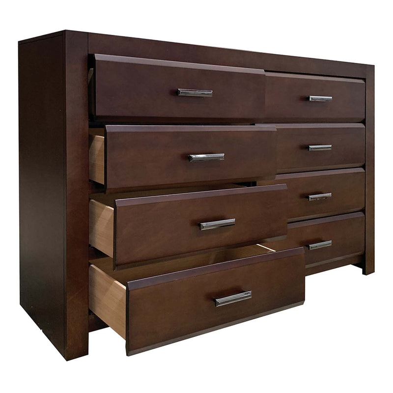 Oberreit 8 Drawers  Dresser, Walnut Finish Acme