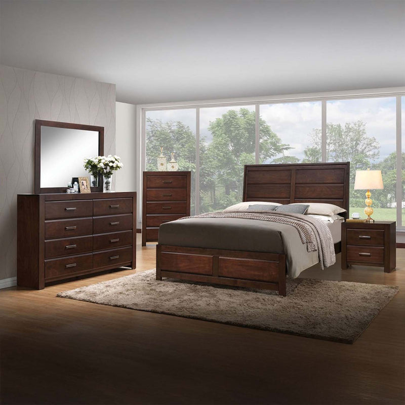 Oberreit 8 Drawers  Dresser, Walnut Finish Acme