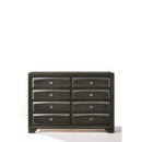 Soteris 8 Drawers  Dresser, Antique Gray Finish Acme