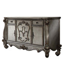Versailles 5 Drawers & 2 Doors  Dresser, Antique Platinum Finish Acme