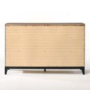 Valdemar 6 Drawers  Dresser, Weathered Gray Finish Acme