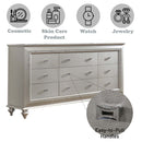 Kaitlyn 9 Drawers  Dresser, Champagne Finish Acme