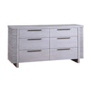 Aromas 6 Drawers Dresser, White Oak Finish Acme