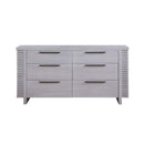 Aromas 6 Drawers Dresser, White Oak Finish Acme
