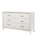 Haiden 6 Drawers  Dresser, White Finish Acme