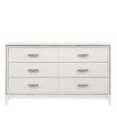 Haiden 6 Drawers  Dresser, White Finish Acme