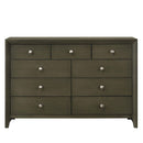 Ilana 9 Drawers  Dresser, Gray Finish Acme