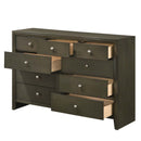 Ilana 9 Drawers  Dresser, Gray Finish Acme