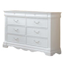 Estrella 8 Drawers Dresser, White Finish Acme