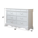 Estrella 8 Drawers Dresser, White Finish Acme