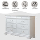 Estrella 8 Drawers Dresser, White Finish Acme
