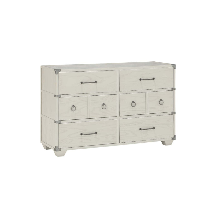 Orchest 6 Drawers  Dresser, Gray Finish Acme