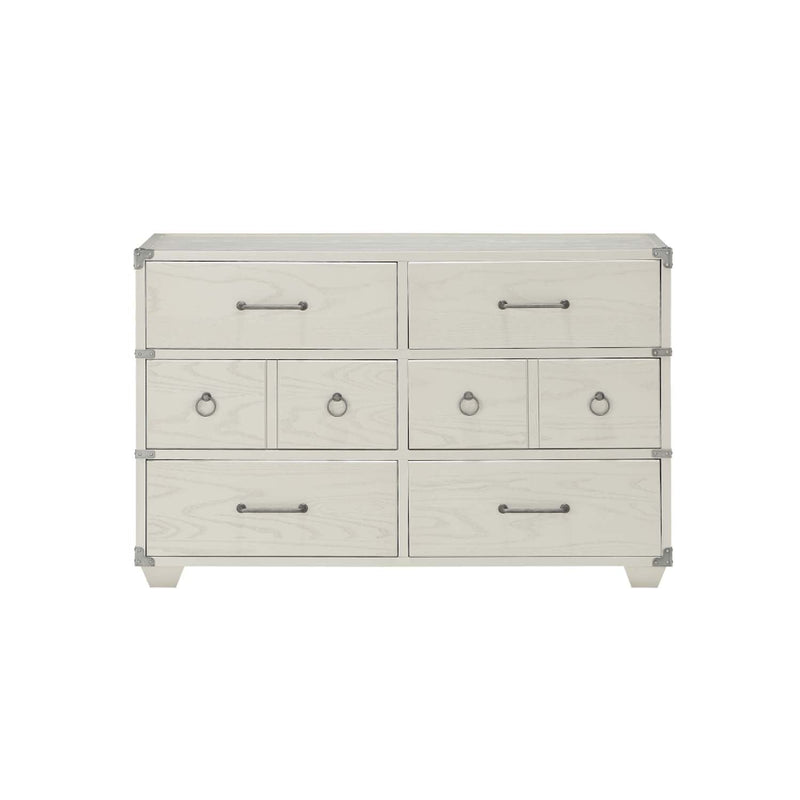 Orchest 6 Drawers  Dresser, Gray Finish Acme