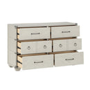 Orchest 6 Drawers  Dresser, Gray Finish Acme