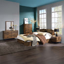 Hestia 6 Drawers  Dresser, Walnut Finish Acme