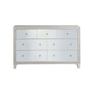 Sliverfluff 7 Drawers Dresser, Mirrored & Champagne Finish Acme
