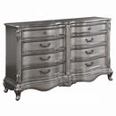 Ariadne 8 Drawers  Dresser, Antique Platinum Finish Acme