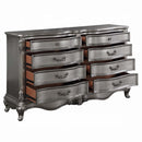 Ariadne 8 Drawers  Dresser, Antique Platinum Finish Acme