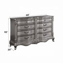 Ariadne 8 Drawers  Dresser, Antique Platinum Finish Acme