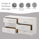 Casilda 6 Drawers  Dresser, White Finish Acme
