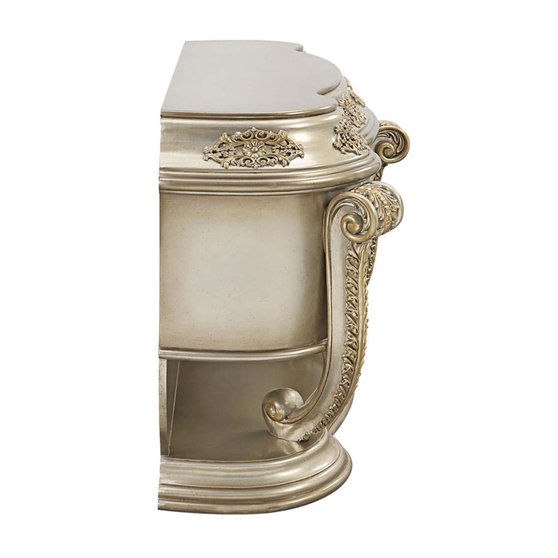 Danae 4 Drawers Dresser, Champagne & Gold Finish Acme
