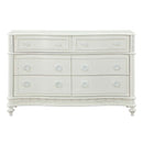 Dorothy 6 Drawers  Dresser, Ivory Finish Acme