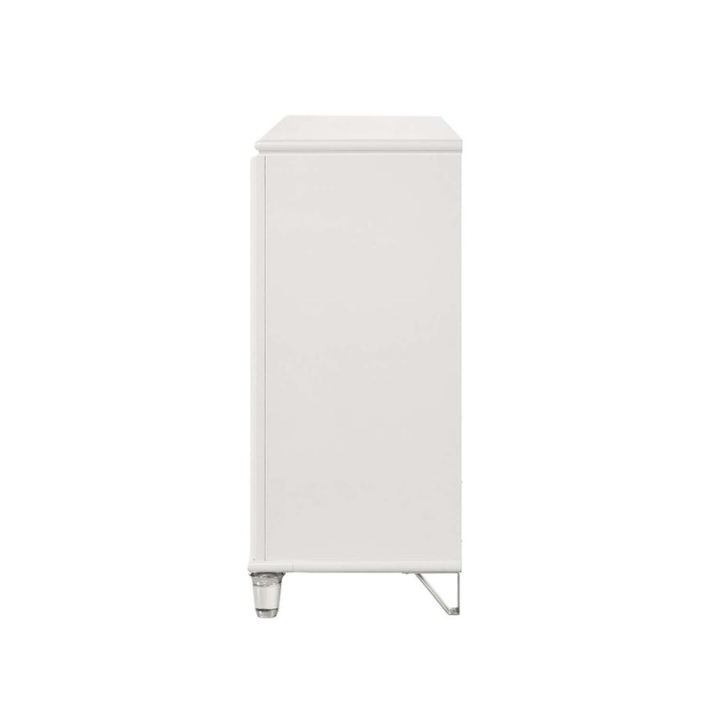 Tarian 6 Drawers  Dresser, Pearl White Finish Acme