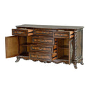 Devany 6 Drawers & 2 Doors Dresser, Cherry Finish Acme