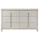 Laveda 6 Drawers Dresser, Pearl White Finish Acme