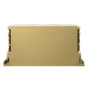 Desiderius 6 Drawers & 2 Doors Dresser, Antique Gold/Brown Finish Acme