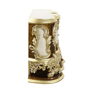 Desiderius 6 Drawers & 2 Doors Dresser, Antique Gold/Brown Finish Acme