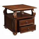 Amado End Table, Walnut Finish Acme