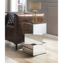 Dominic End Table, Mirrored Acme