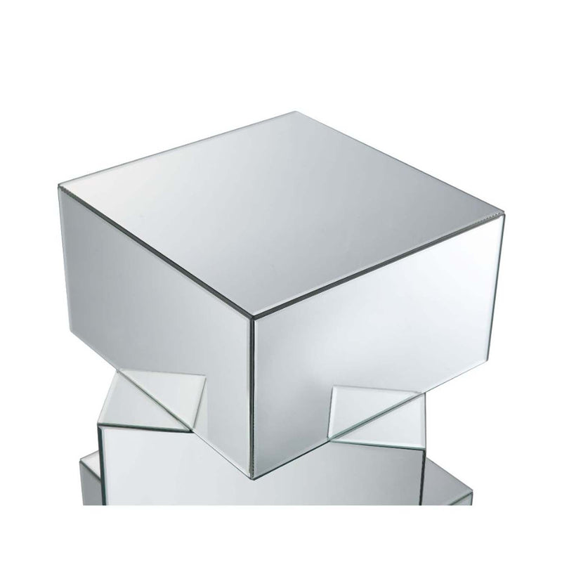 Dominic End Table, Mirrored Acme