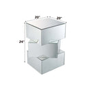Dominic End Table, Mirrored Acme