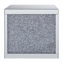 Noralie End Table, Mirrored & Faux Diamonds Acme