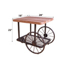 Francie End Table, Oak & Antique Gray Finish Acme