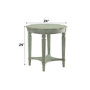 Fordon End Table, French Antique Green Finish Acme