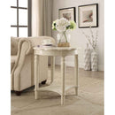Fordon End Table, Antique White Finish Acme
