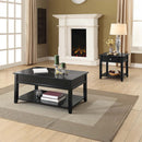 Malachi End Table, Black Finish Acme
