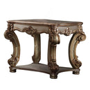 Vendome End Table, Gold Patina Finish Acme