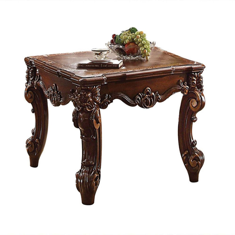 Vendome II End Table, Cherry Finish Acme