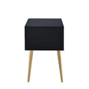 Denvor End Table, Black & Gold Finish Acme