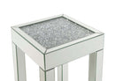 Noralie End Table, Mirrored & Faux Diamonds Acme