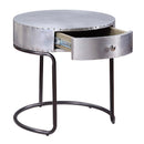 Brancaster End Table, Aluminum Acme