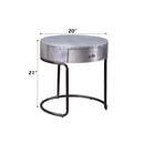 Brancaster End Table, Aluminum Acme